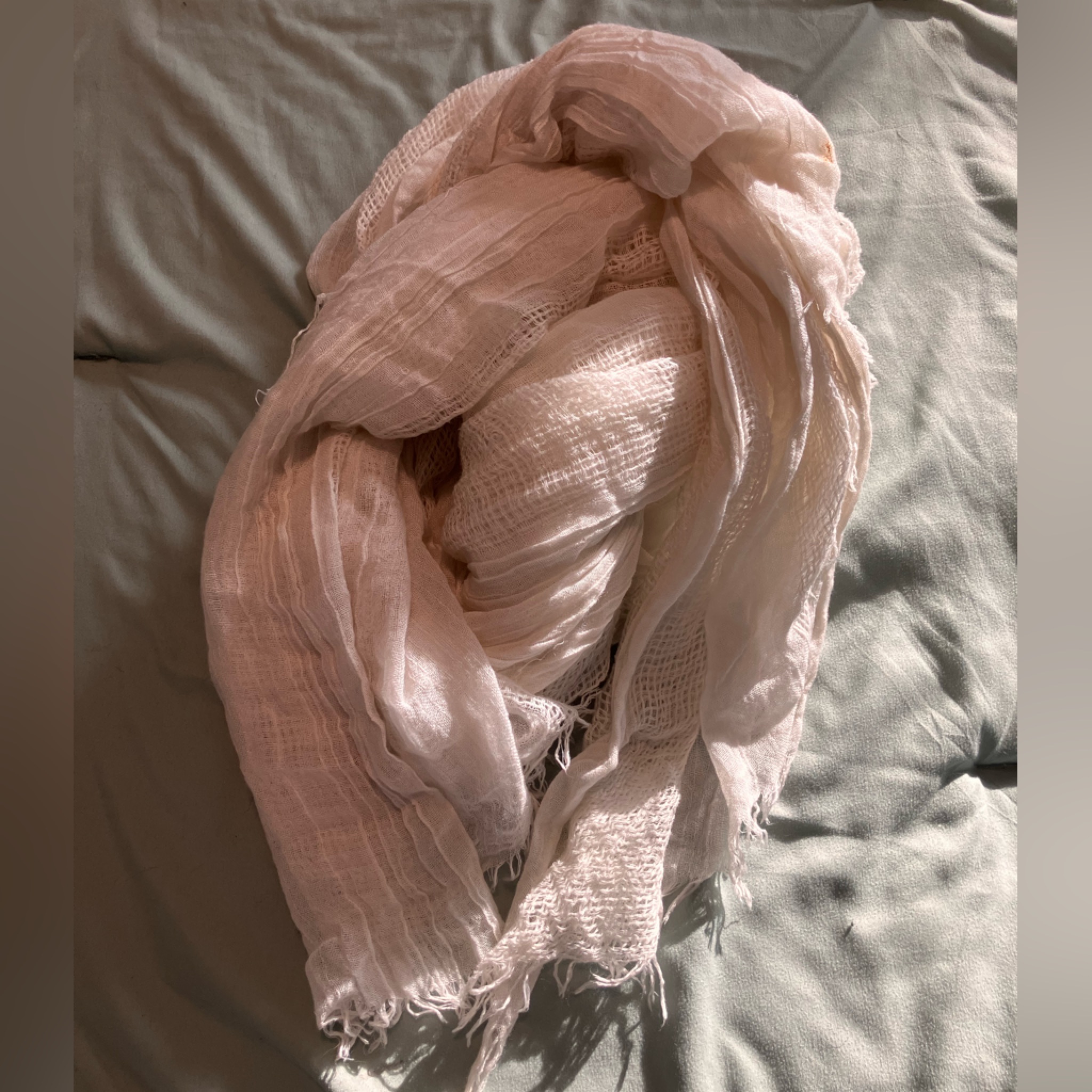 Elegant Cream Scarf